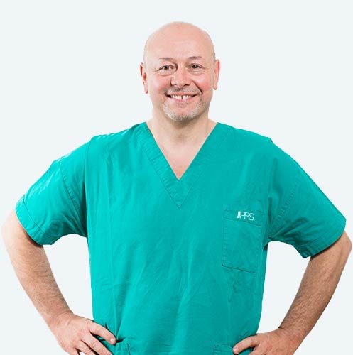 Dott. Flavio Polliano, surgeon specialising in the PBS technique to treat hallux valgus.