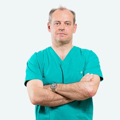 Dott. Michele Risi, surgeon specialising in the PBS technique to treat hallux valgus.