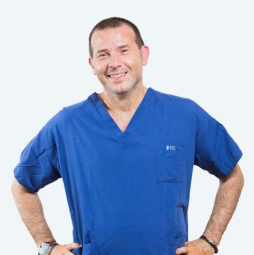 Dr. Alfio Azzarà, surgeon specialising in the PBS technique to treat hallux valgus.