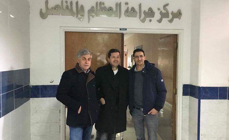 I chirurghi PBS Bianchi, Samer, Ferranti in clinica al Cairo